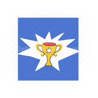 trophy, award, reward, achievement, star